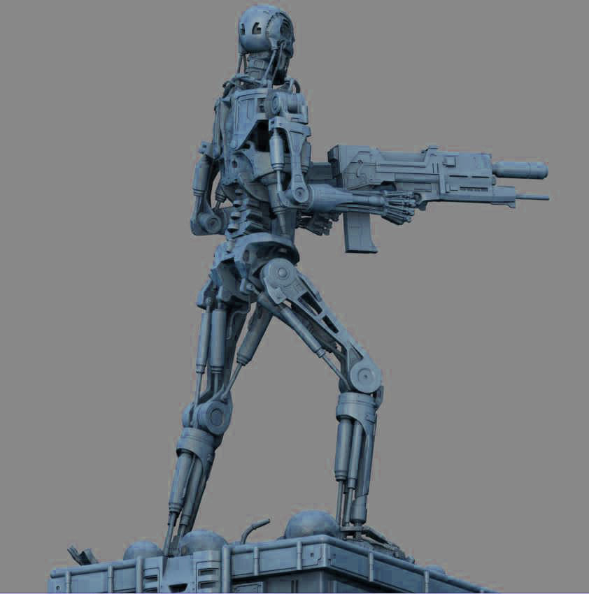Terminator T-800 Endoskeleton 3D print model_33