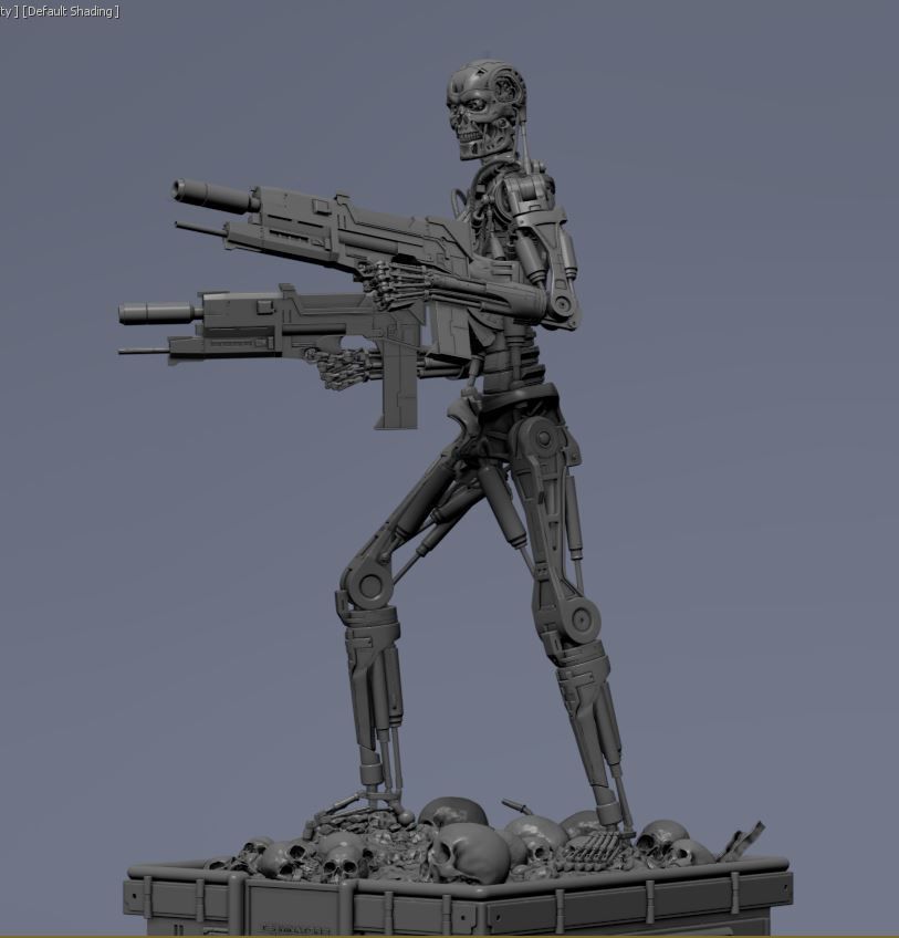 Terminator T-800 Endoskeleton 3D print model_49