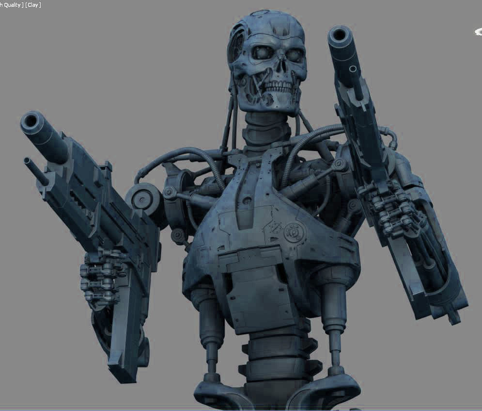 Terminator T-800 Endoskeleton 3D print model_25