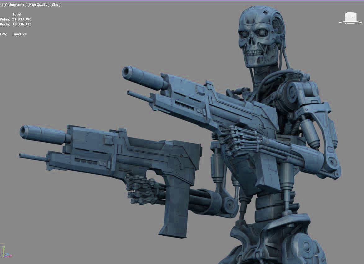 Terminator T-800 Endoskeleton 3D print model_30