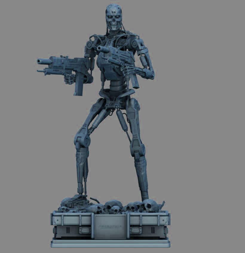 Terminator T-800 Endoskeleton 3D print model_19