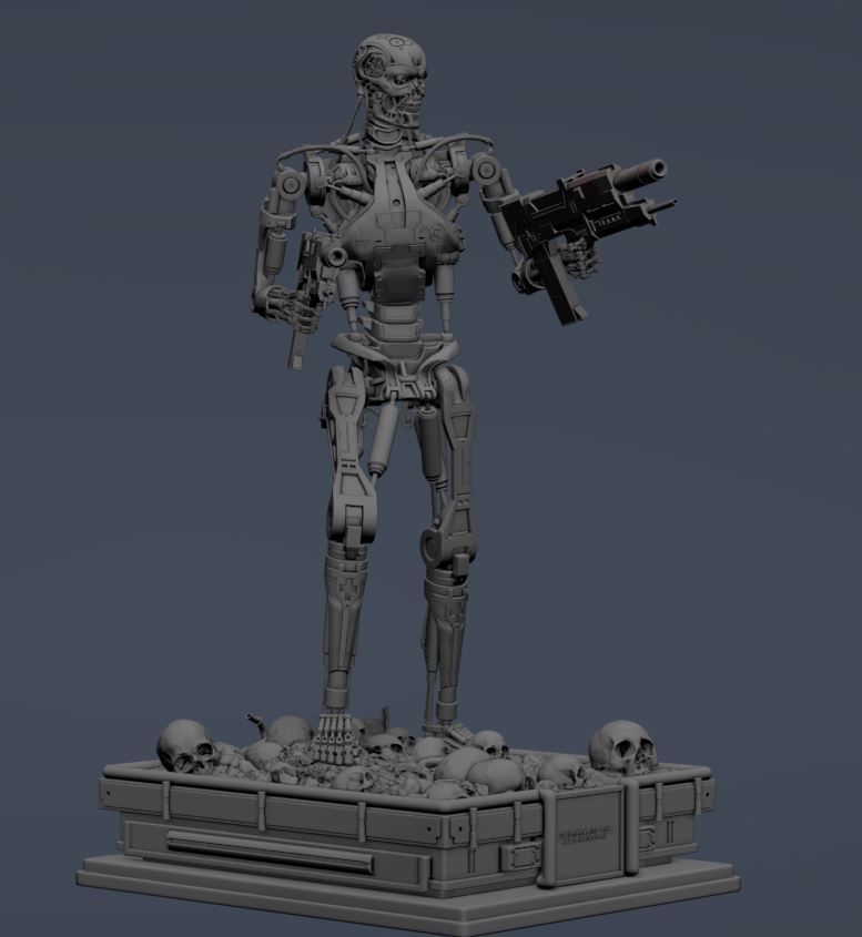 Terminator T-800 Endoskeleton 3D print model_47