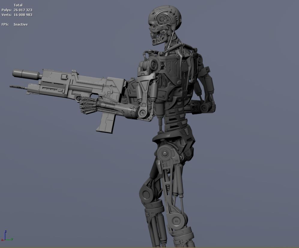 Terminator T-800 Endoskeleton 3D print model_51