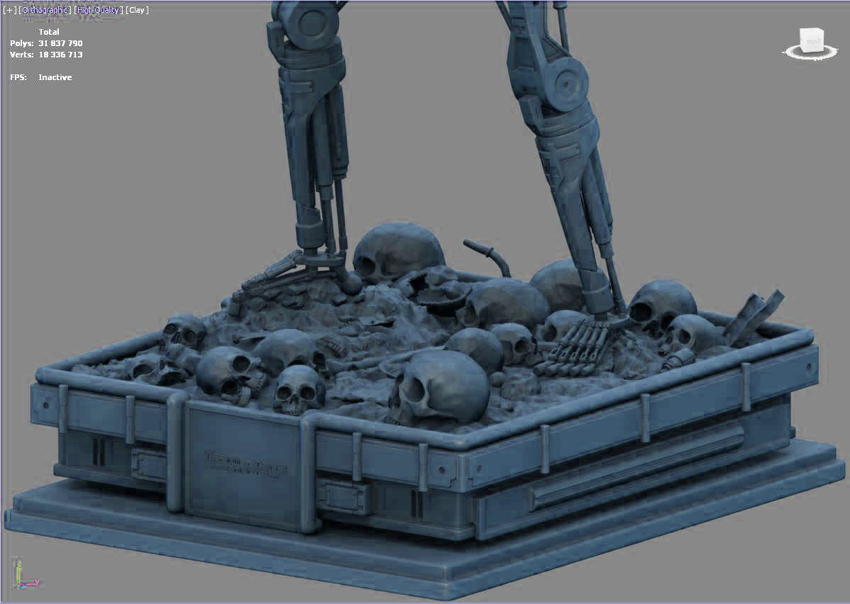 Terminator T-800 Endoskeleton 3D print model_6