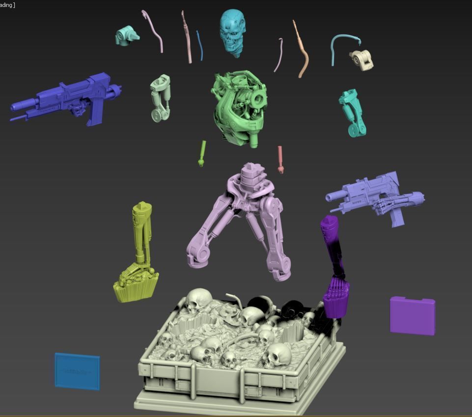 Terminator T-800 Endoskeleton 3D print model_81