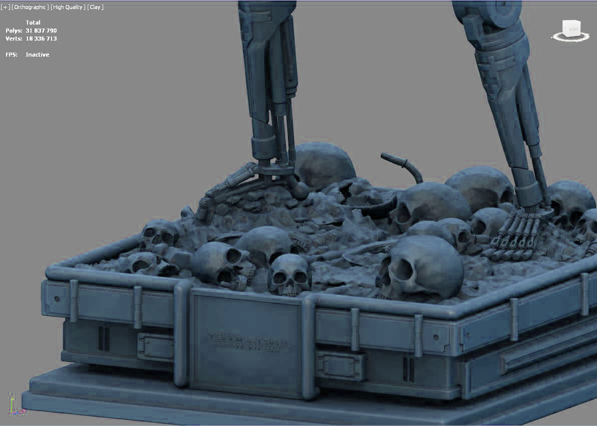 Terminator T-800 Endoskeleton 3D print model_7