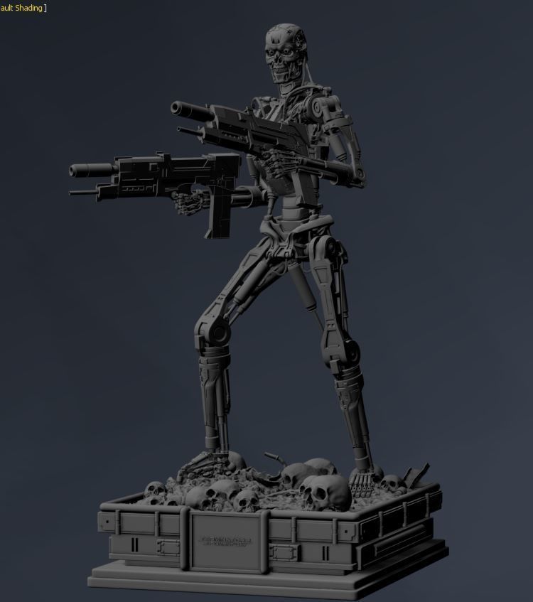 Terminator T-800 Endoskeleton 3D print model_46
