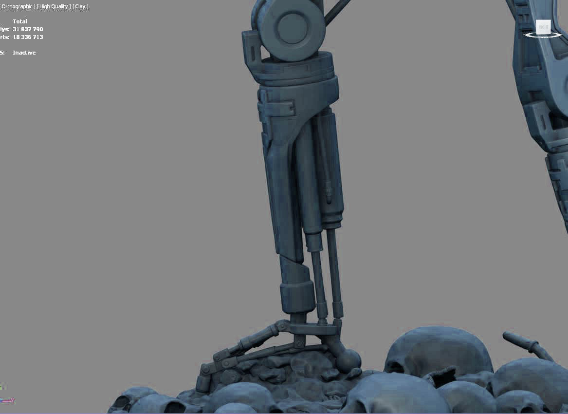 Terminator T-800 Endoskeleton 3D print model_9