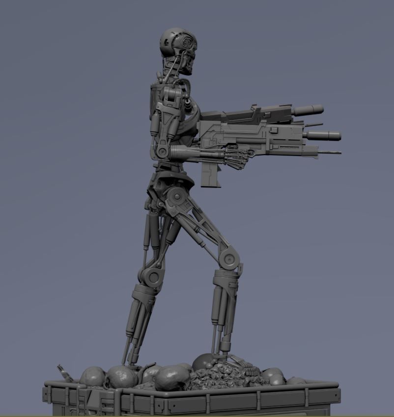Terminator T-800 Endoskeleton 3D print model_57