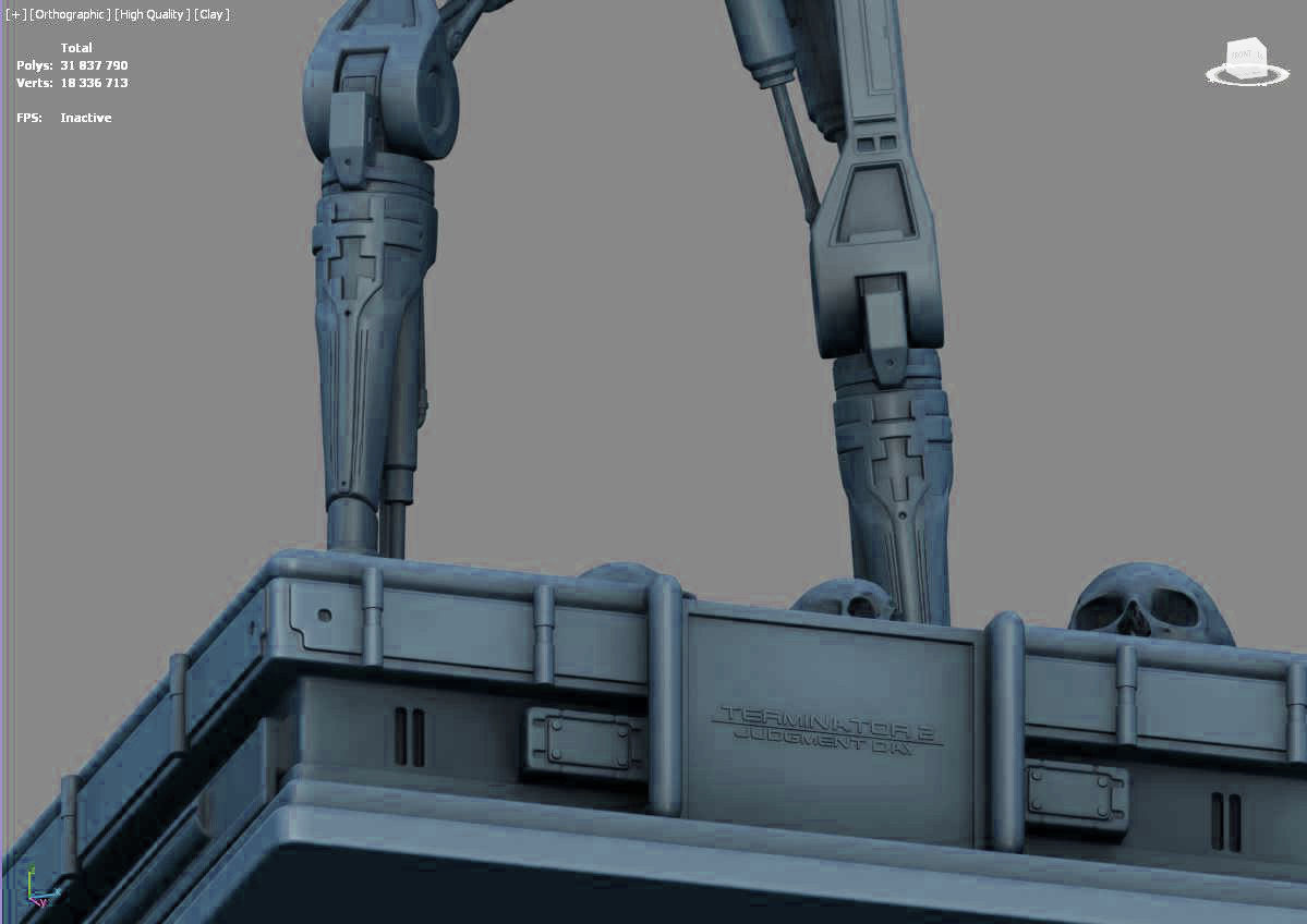 Terminator T-800 Endoskeleton 3D print model_5