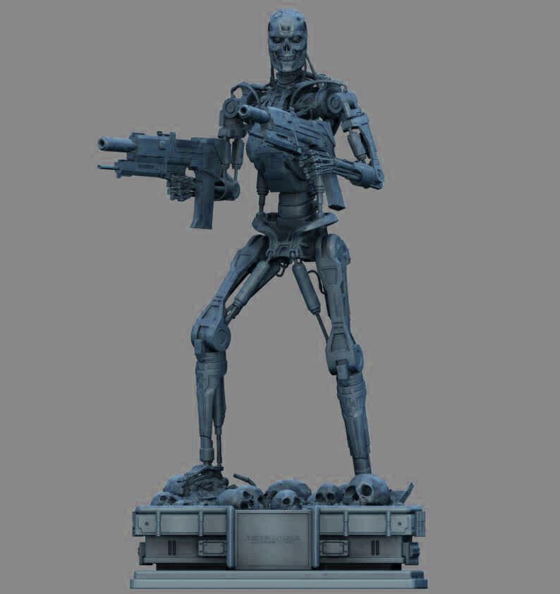 Terminator T-800 Endoskeleton 3D print model_28
