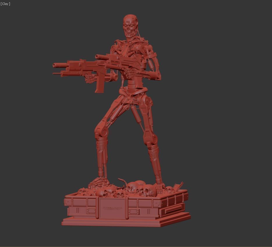 Terminator T-800 Endoskeleton 3D print model_42