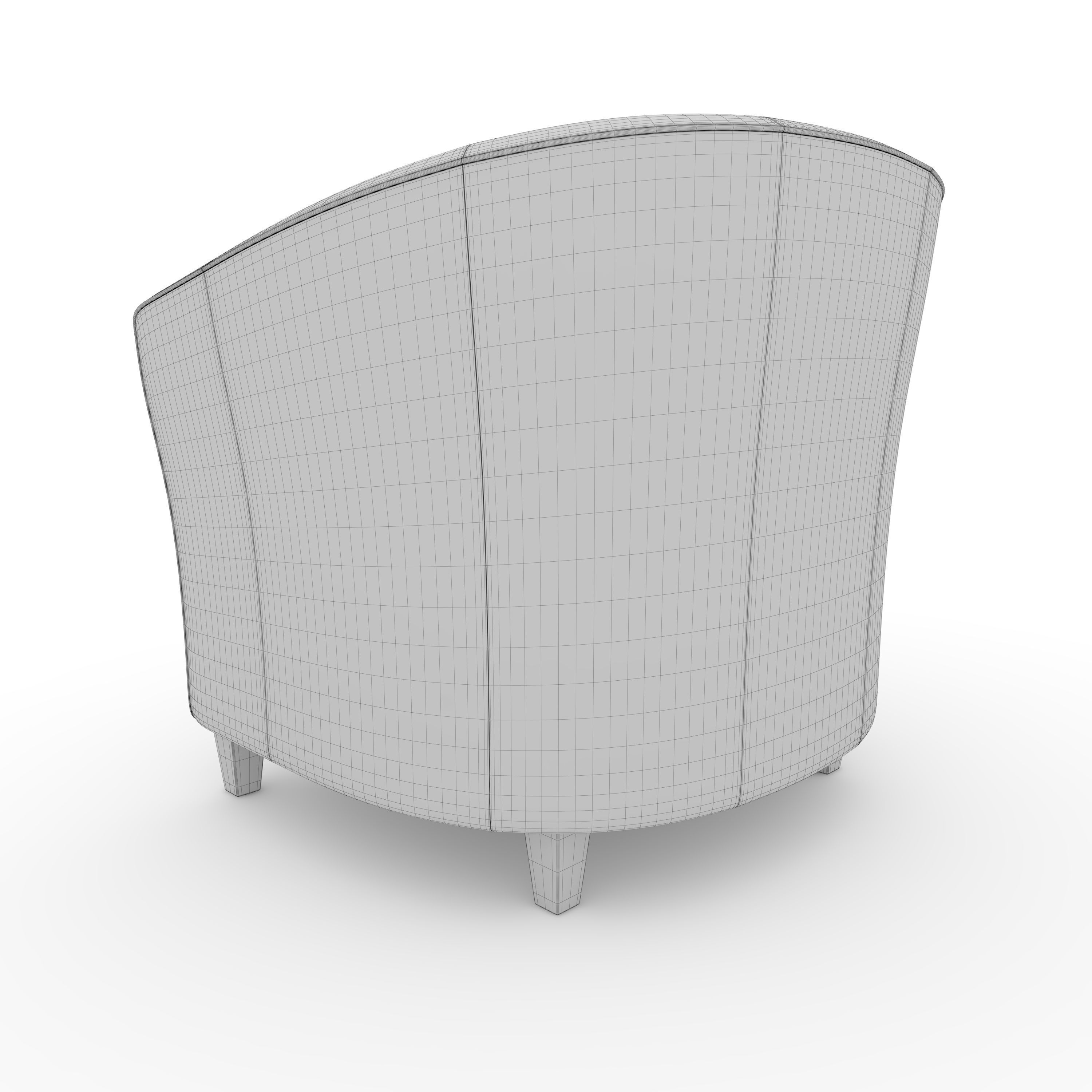 Armchair 58 3D model_15