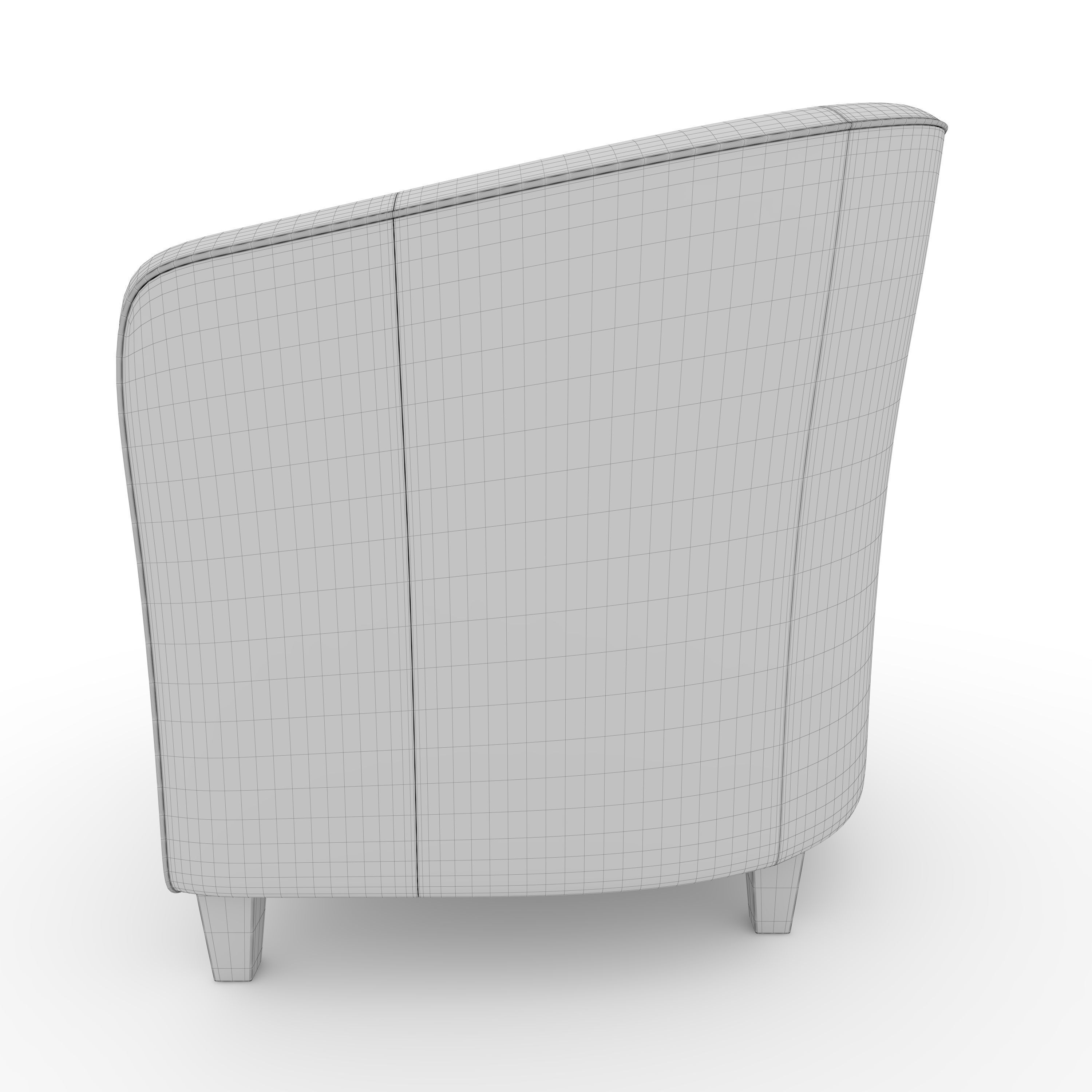 Armchair 58 3D model_13