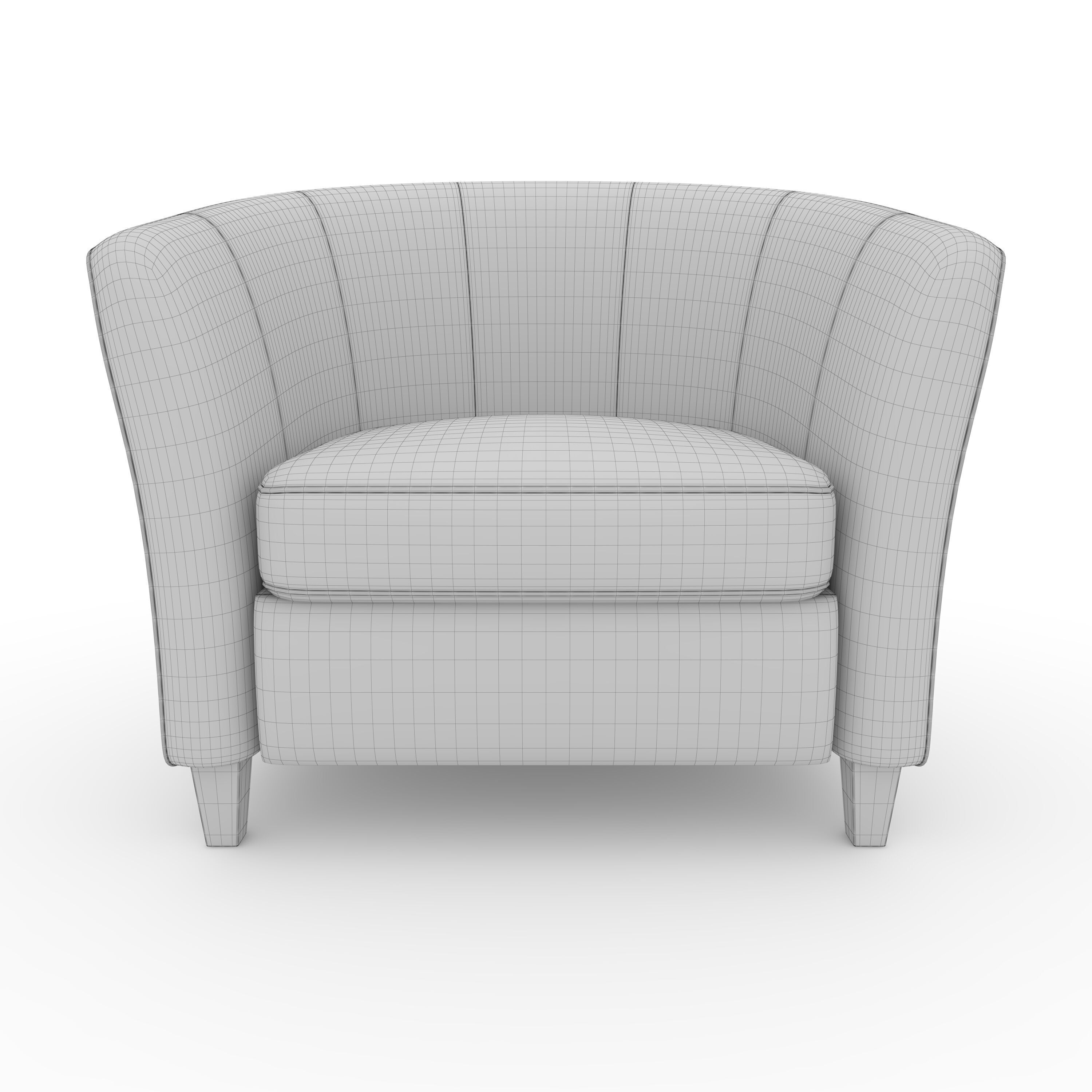 Armchair 58 3D model_11