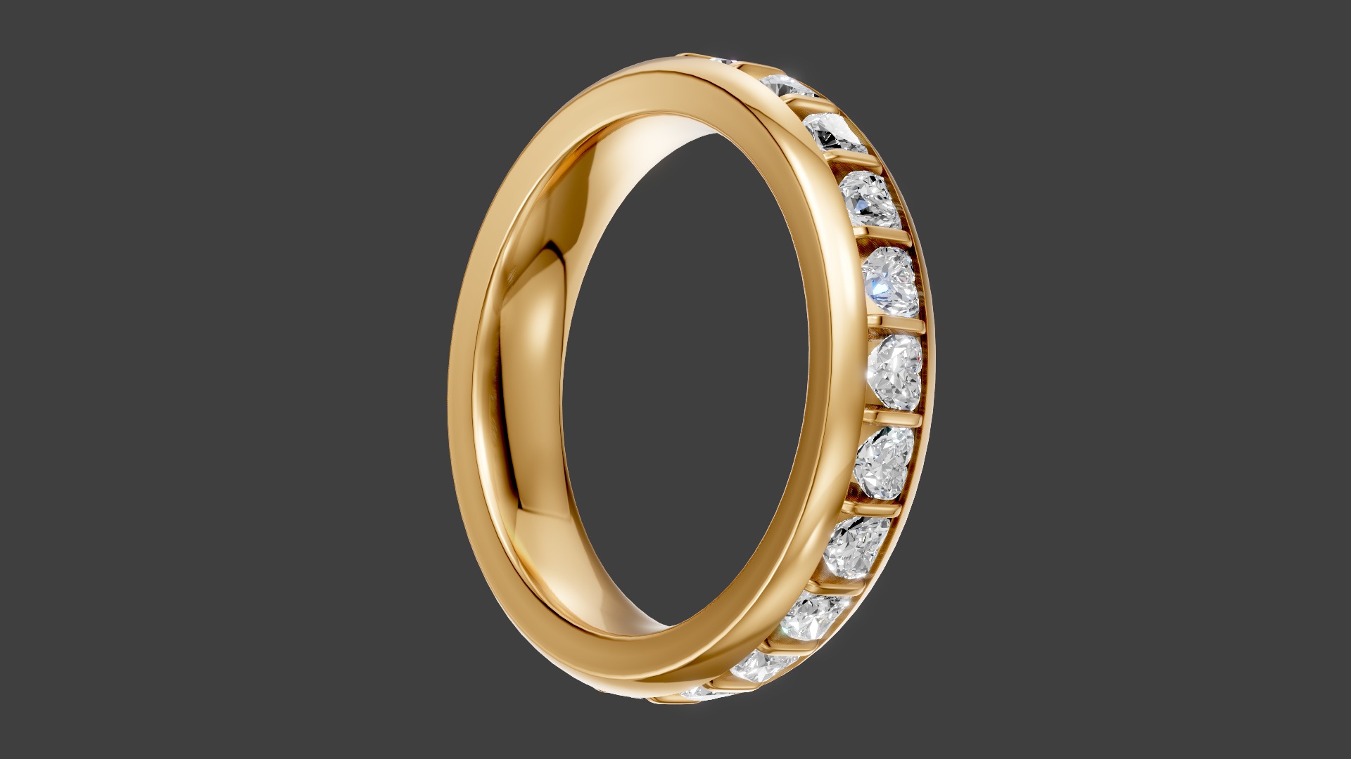 Heart Infinity Ring 3D print model_5