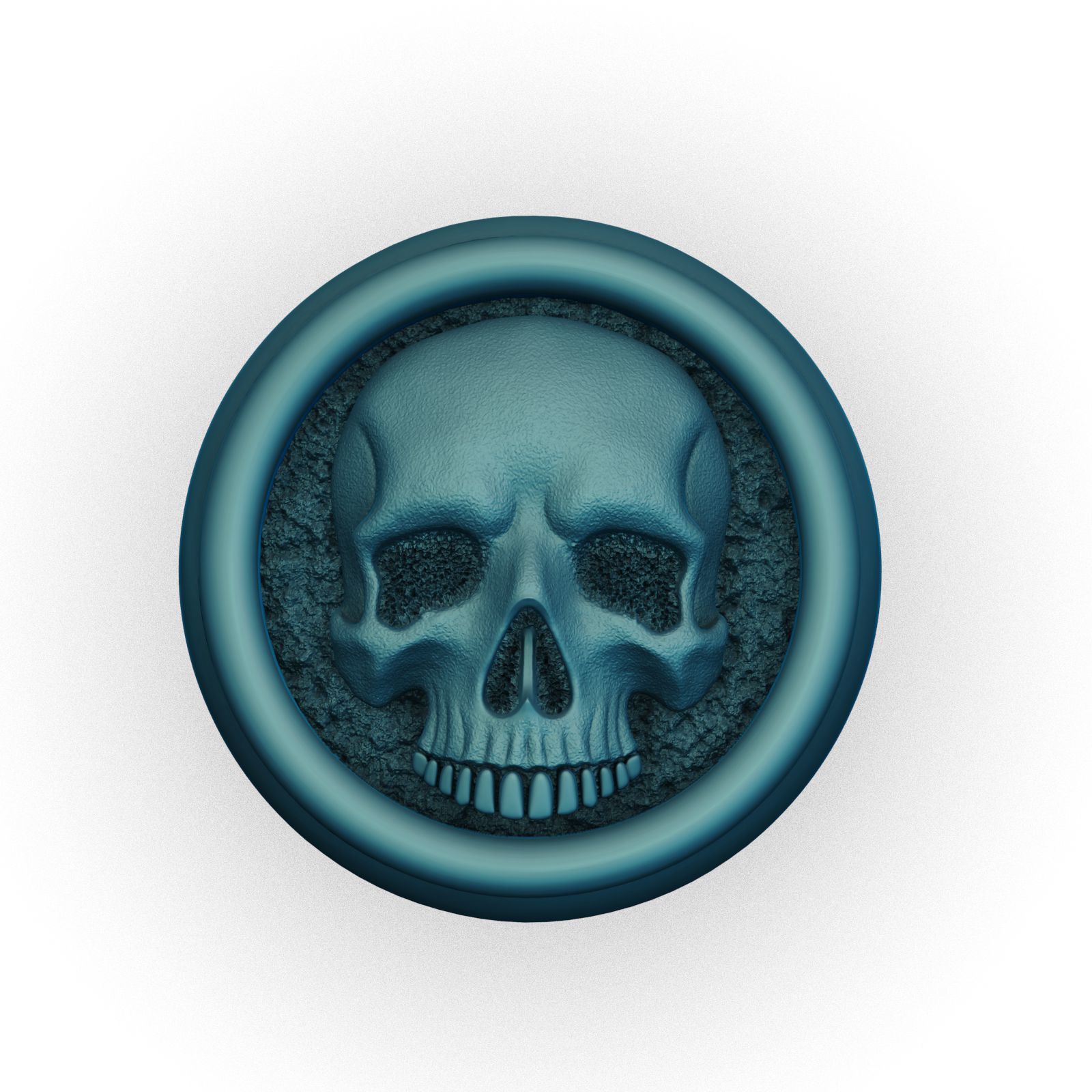 Skull Signet Ring 3D print model_32