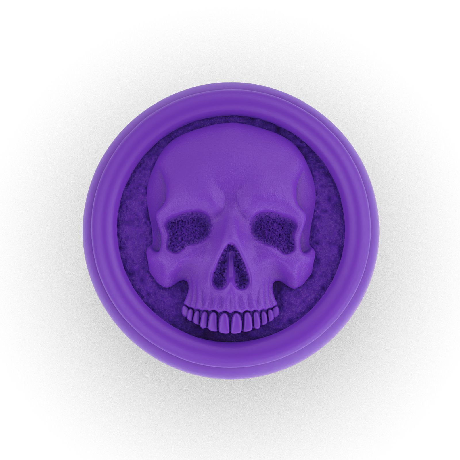 Skull Signet Ring 3D print model_9