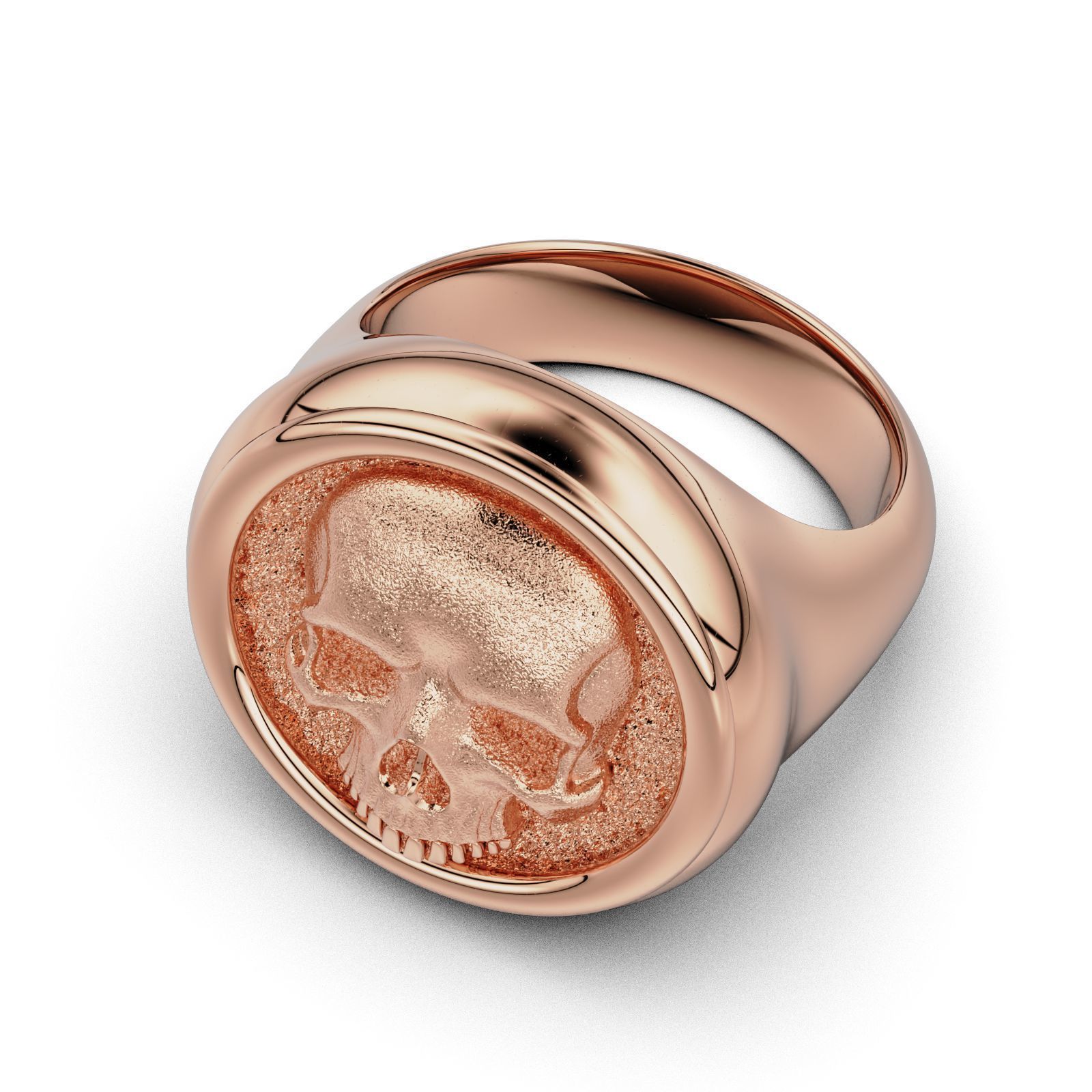 Skull Signet Ring 3D print model_20