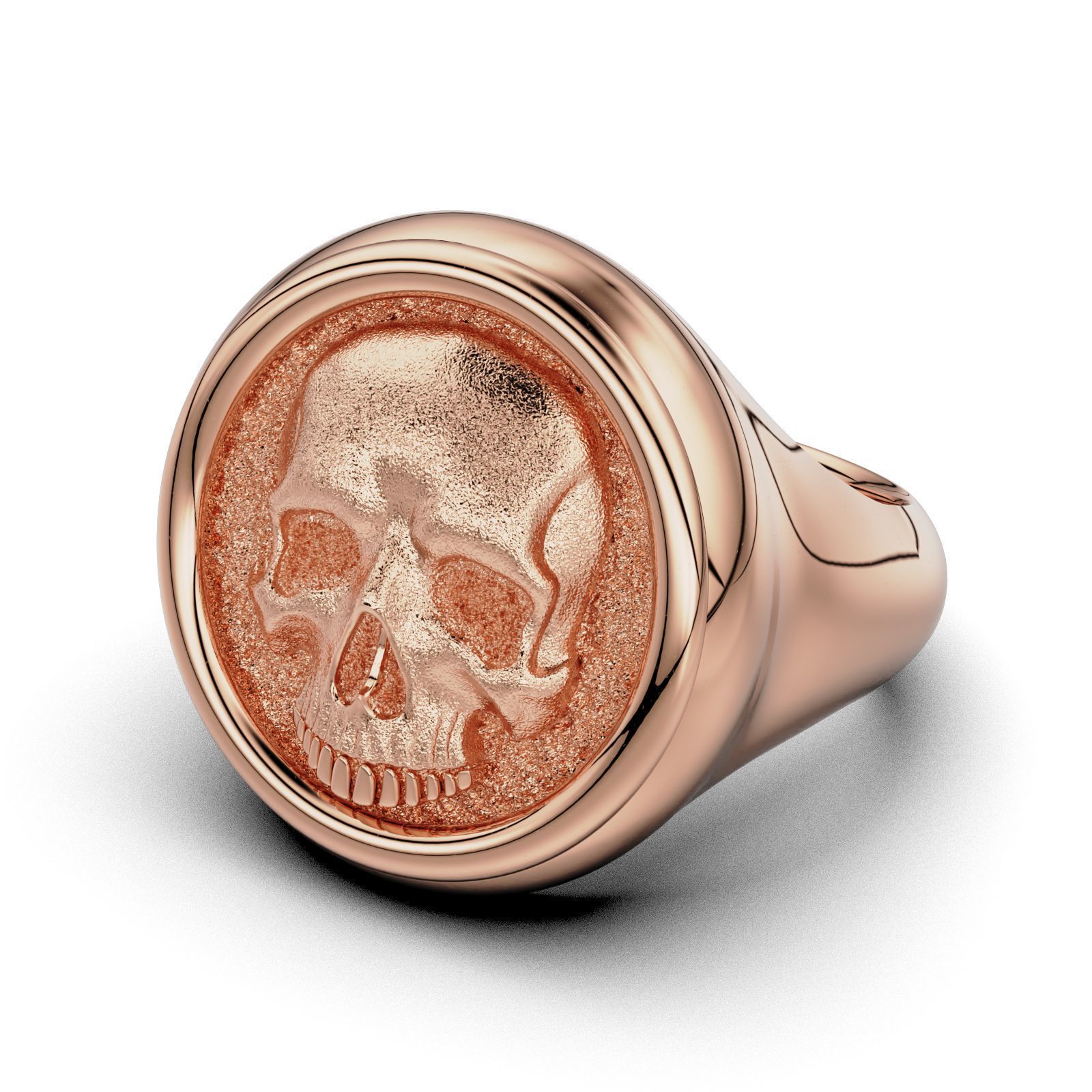 Skull Signet Ring 3D print model_17