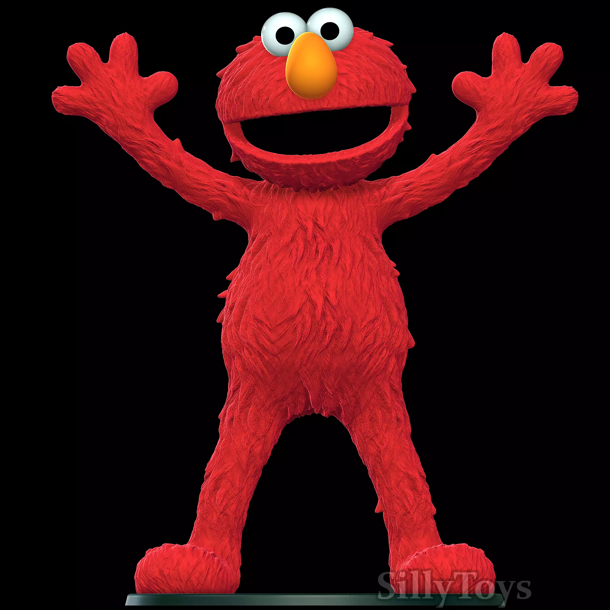 Elmo - Sesame street 3D print model_0