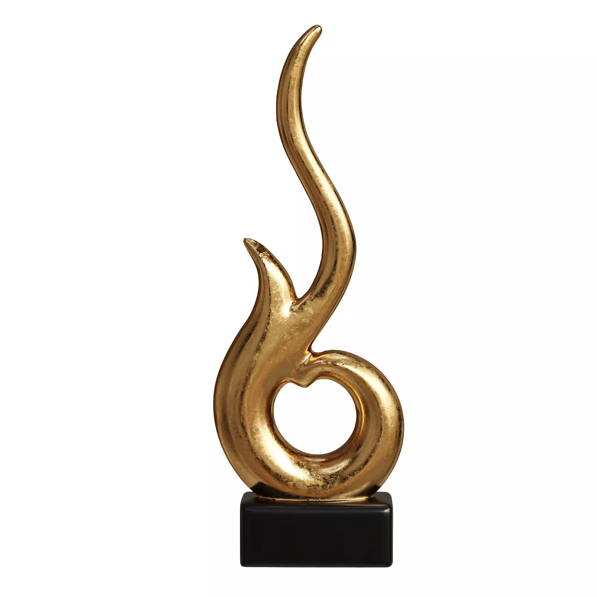 Ethereal Curve Sculpture 3D model_0