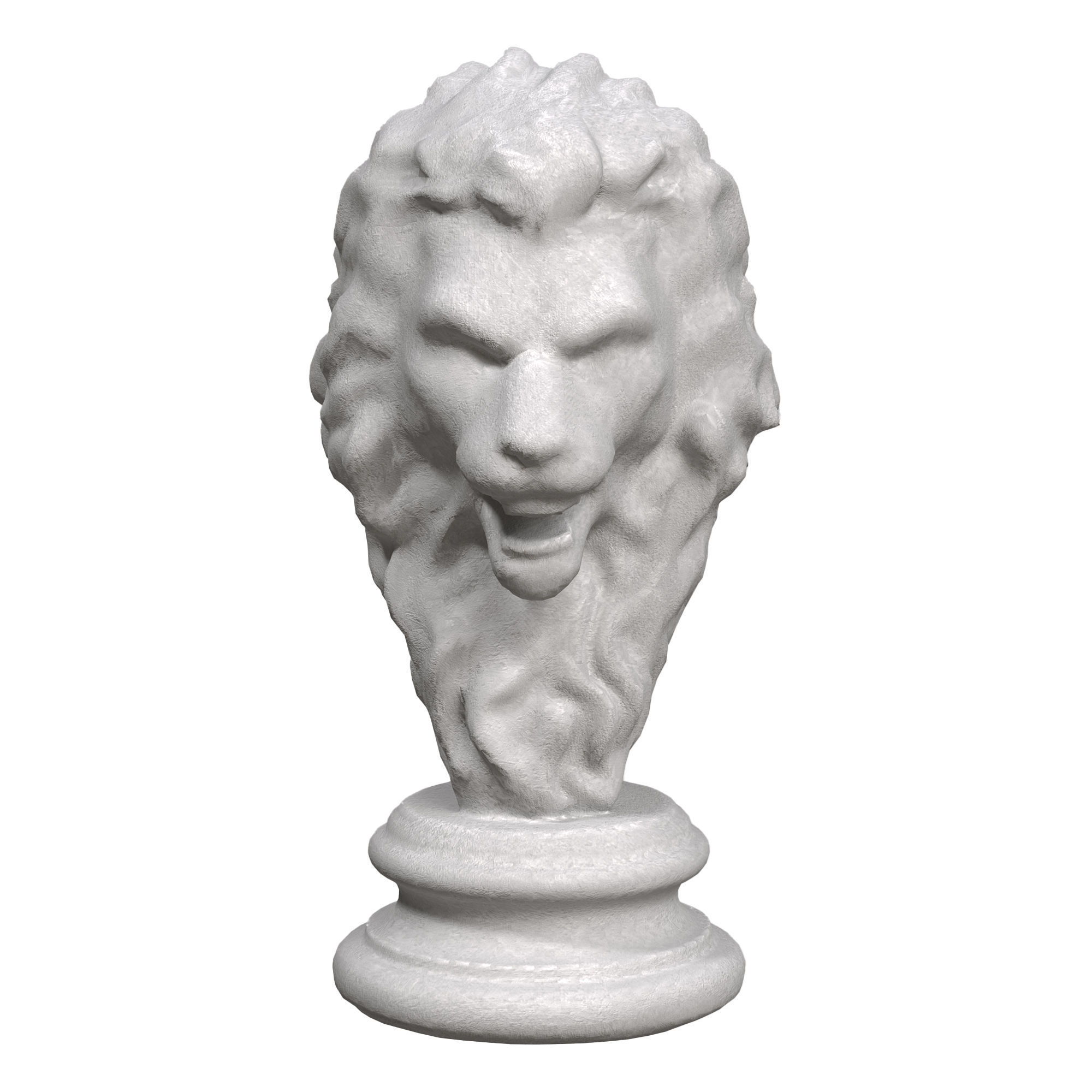 Grand Sculpture Lion 3D model_1
