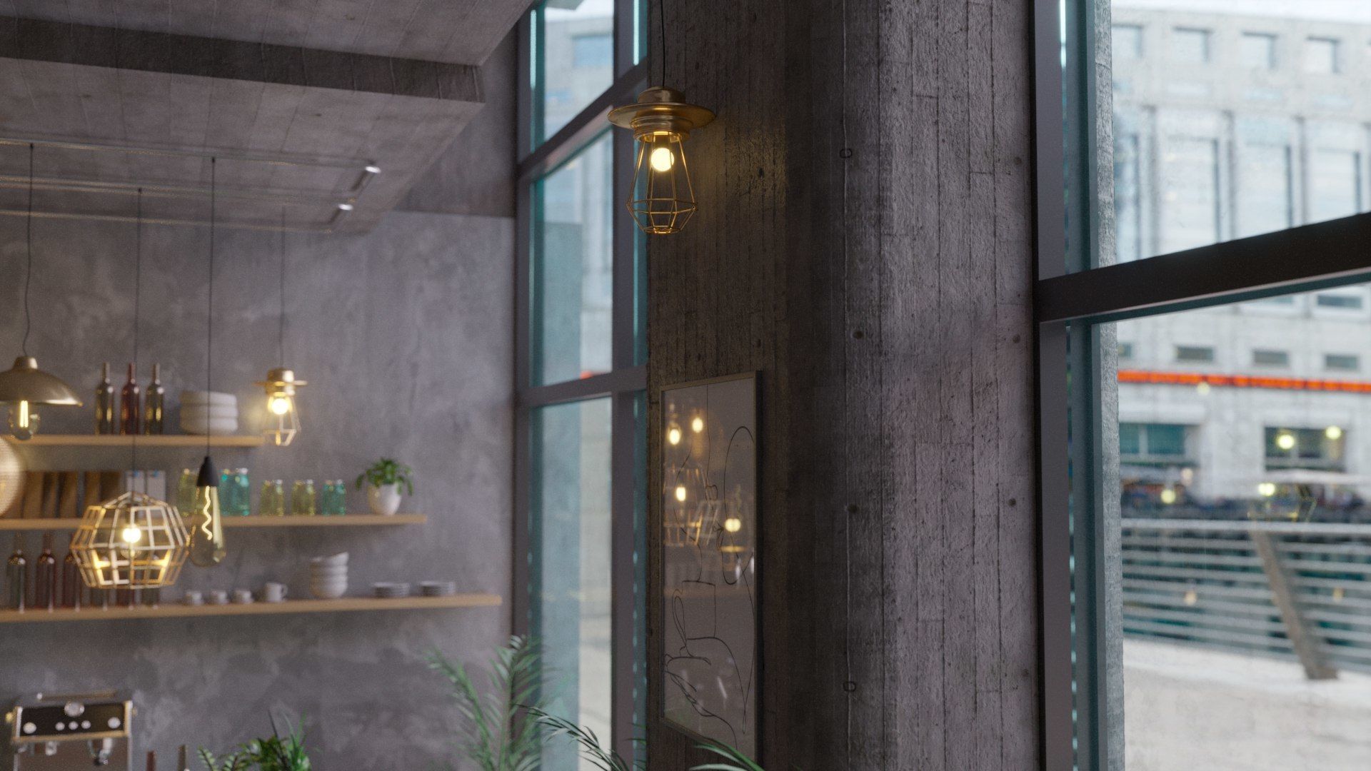 Vol 6 Collection of Coffeeshops and Restaurants 3D model_36