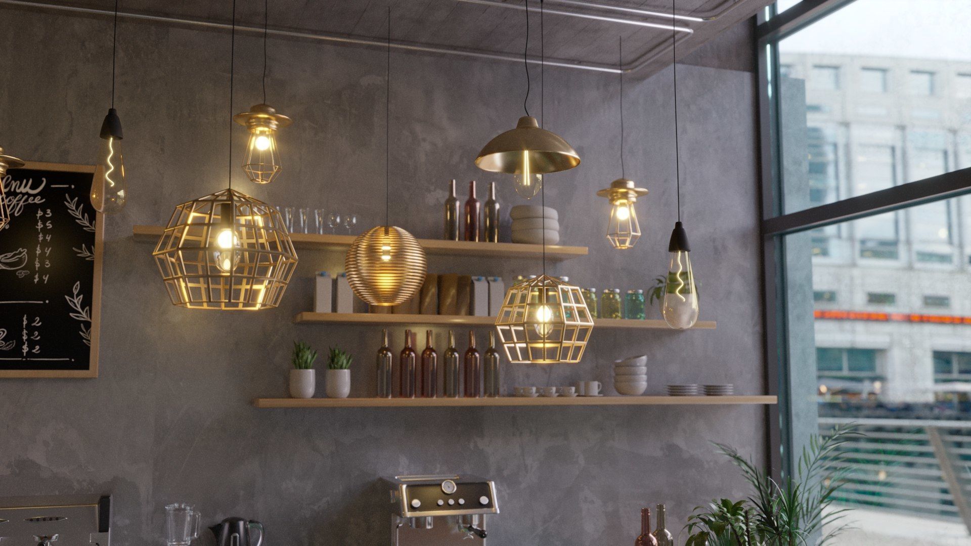 Vol 6 Collection of Coffeeshops and Restaurants 3D model_40