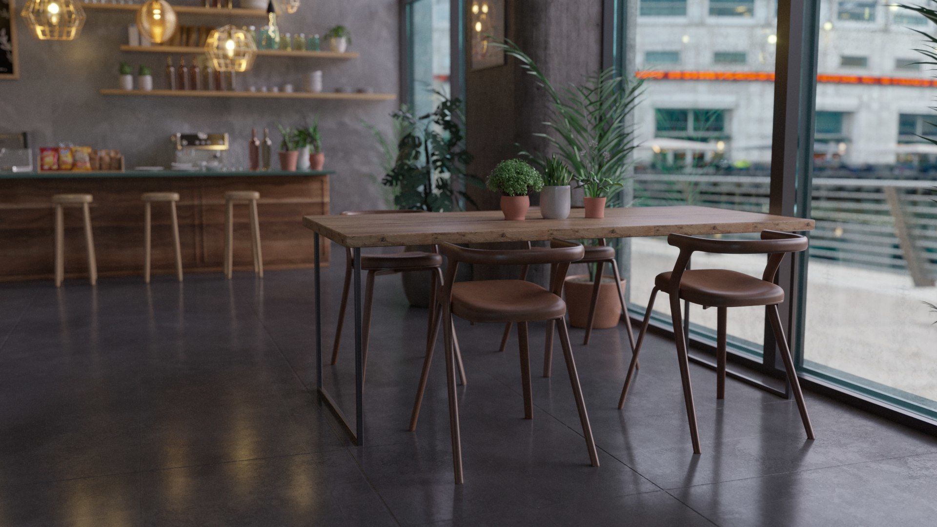 Vol 6 Collection of Coffeeshops and Restaurants 3D model_34