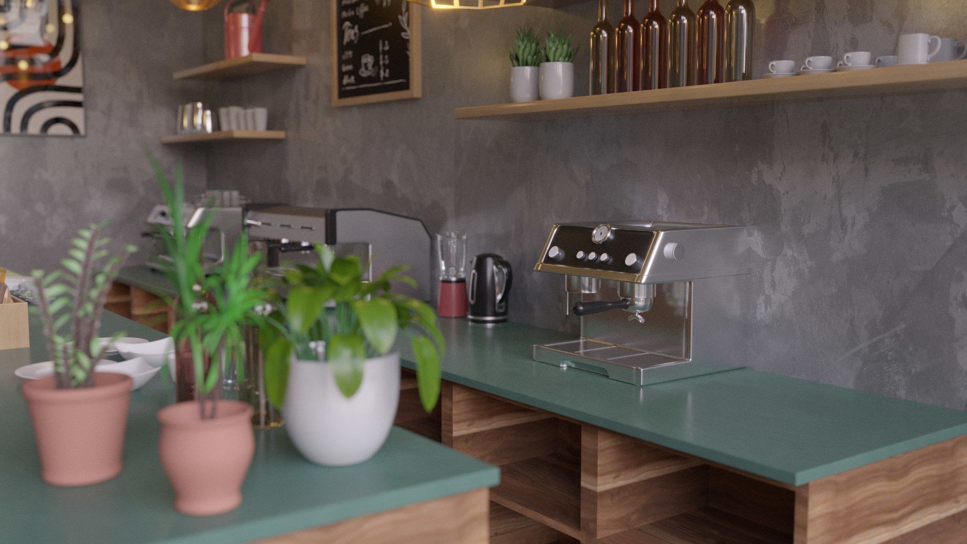 Vol 6 Collection of Coffeeshops and Restaurants 3D model_38