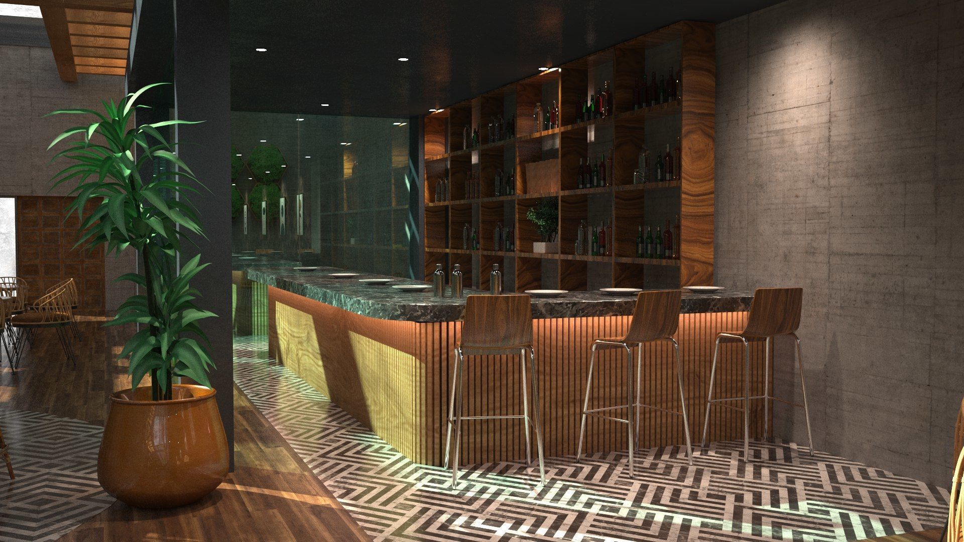 Vol 6 Collection of Coffeeshops and Restaurants 3D model_99