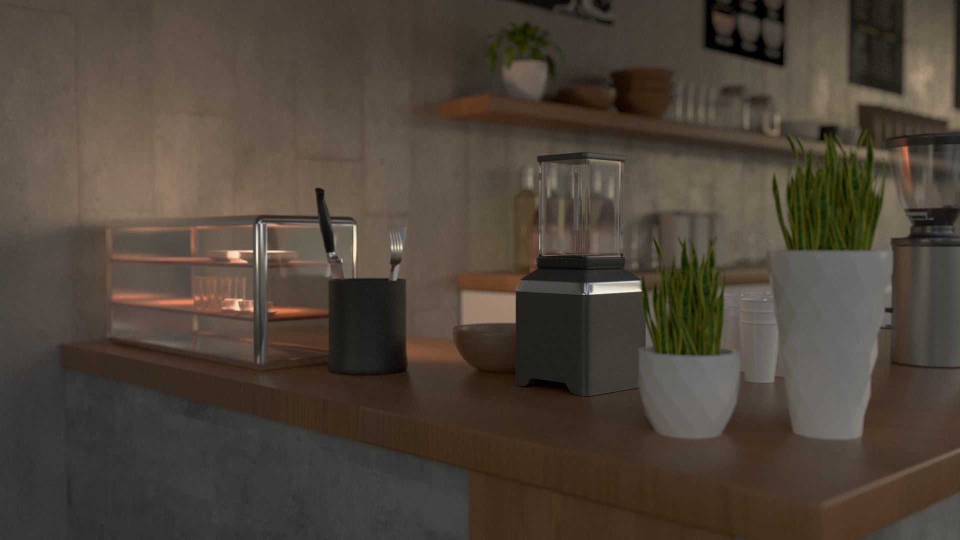 Vol 6 Collection of Coffeeshops and Restaurants 3D model_27