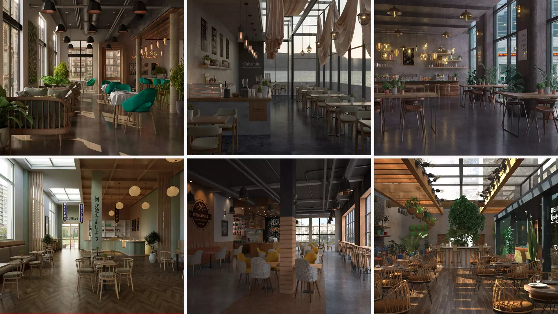 Vol 6 Collection of Coffeeshops and Restaurants 3D model_0