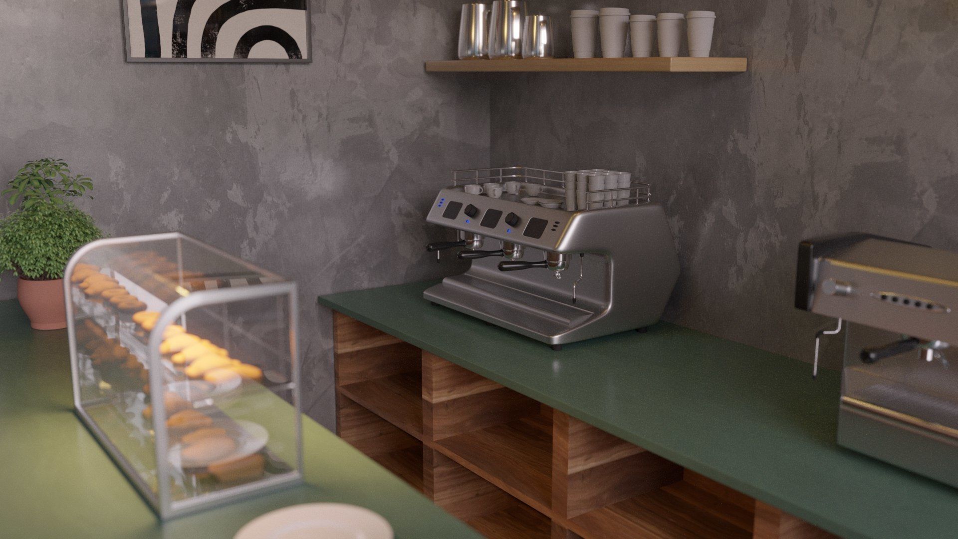 Vol 6 Collection of Coffeeshops and Restaurants 3D model_43