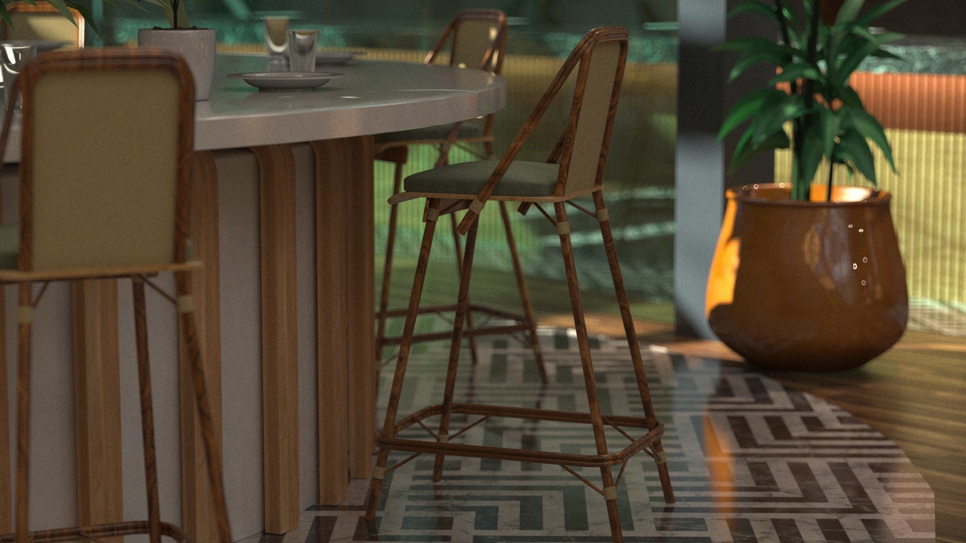 Vol 6 Collection of Coffeeshops and Restaurants 3D model_95