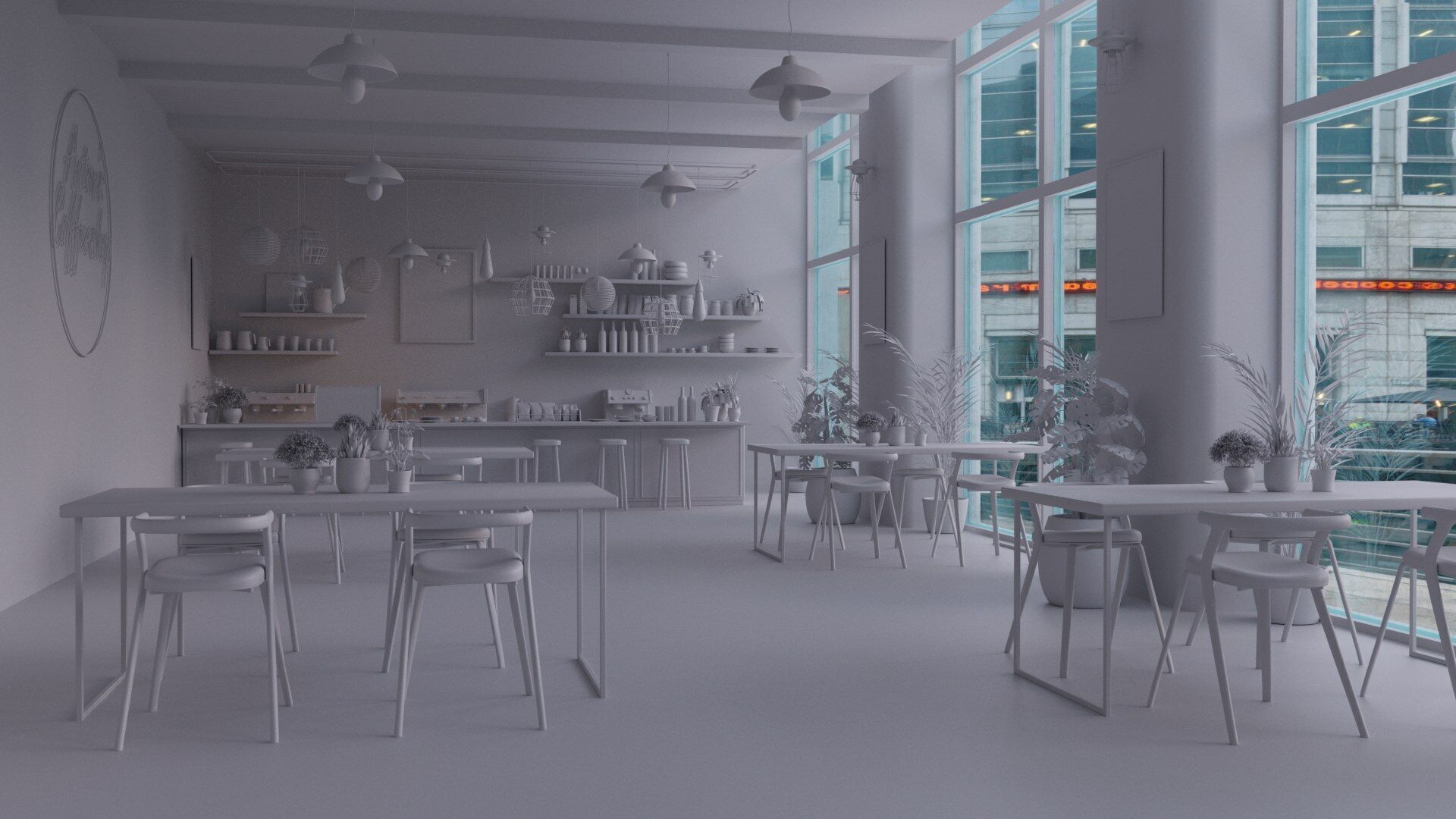 Vol 6 Collection of Coffeeshops and Restaurants 3D model_31