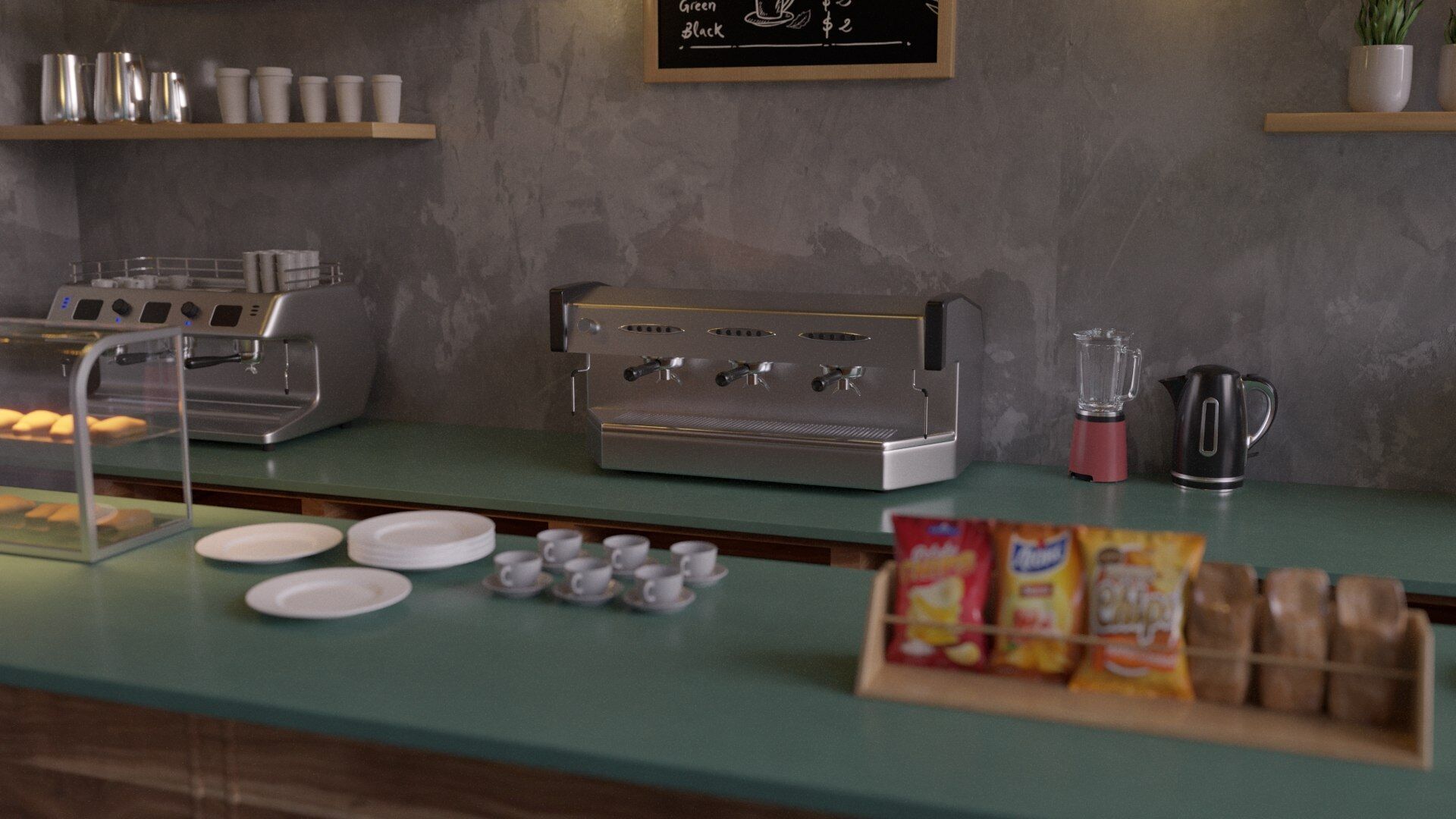 Vol 6 Collection of Coffeeshops and Restaurants 3D model_49