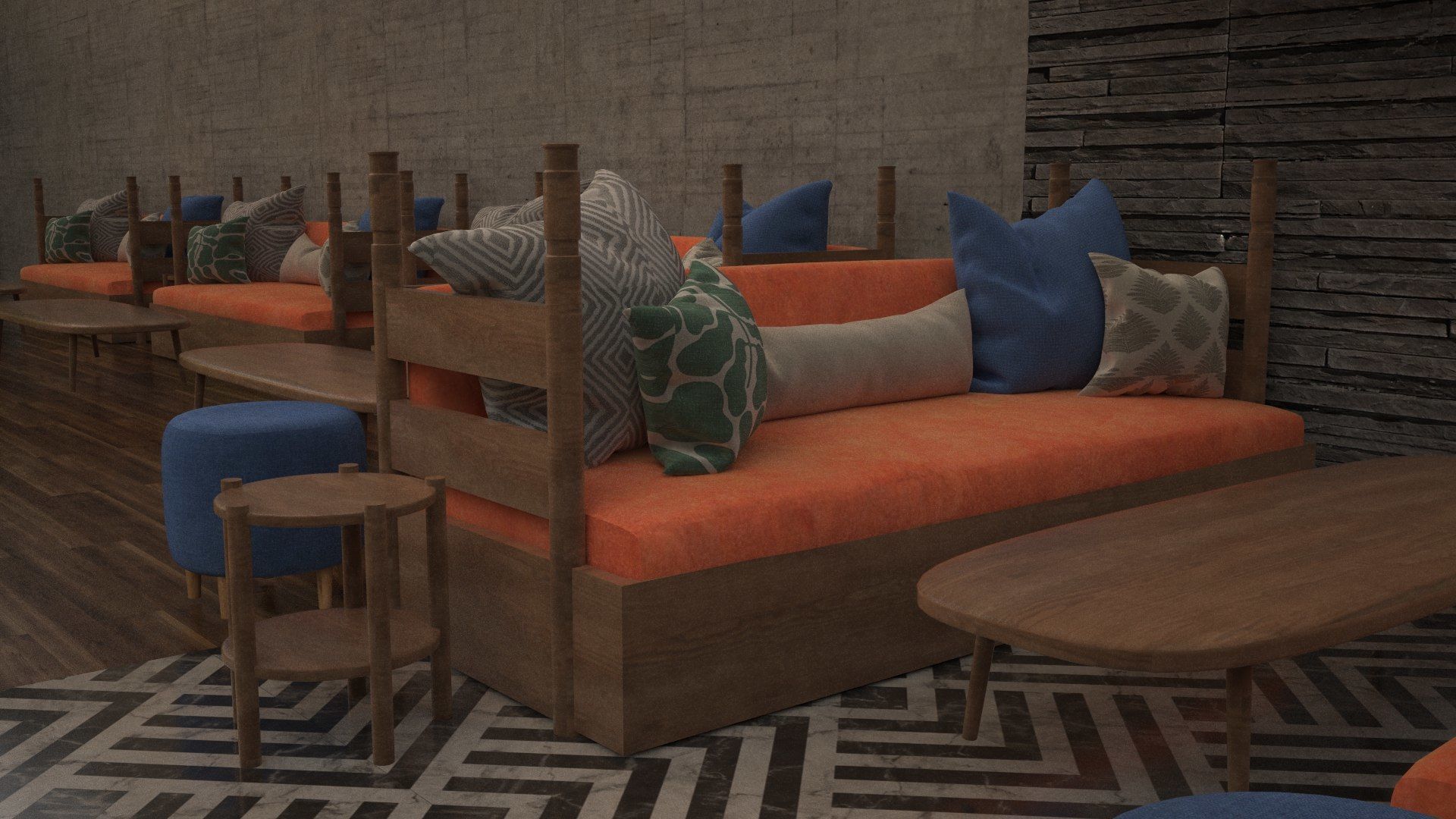 Vol 6 Collection of Coffeeshops and Restaurants 3D model_96