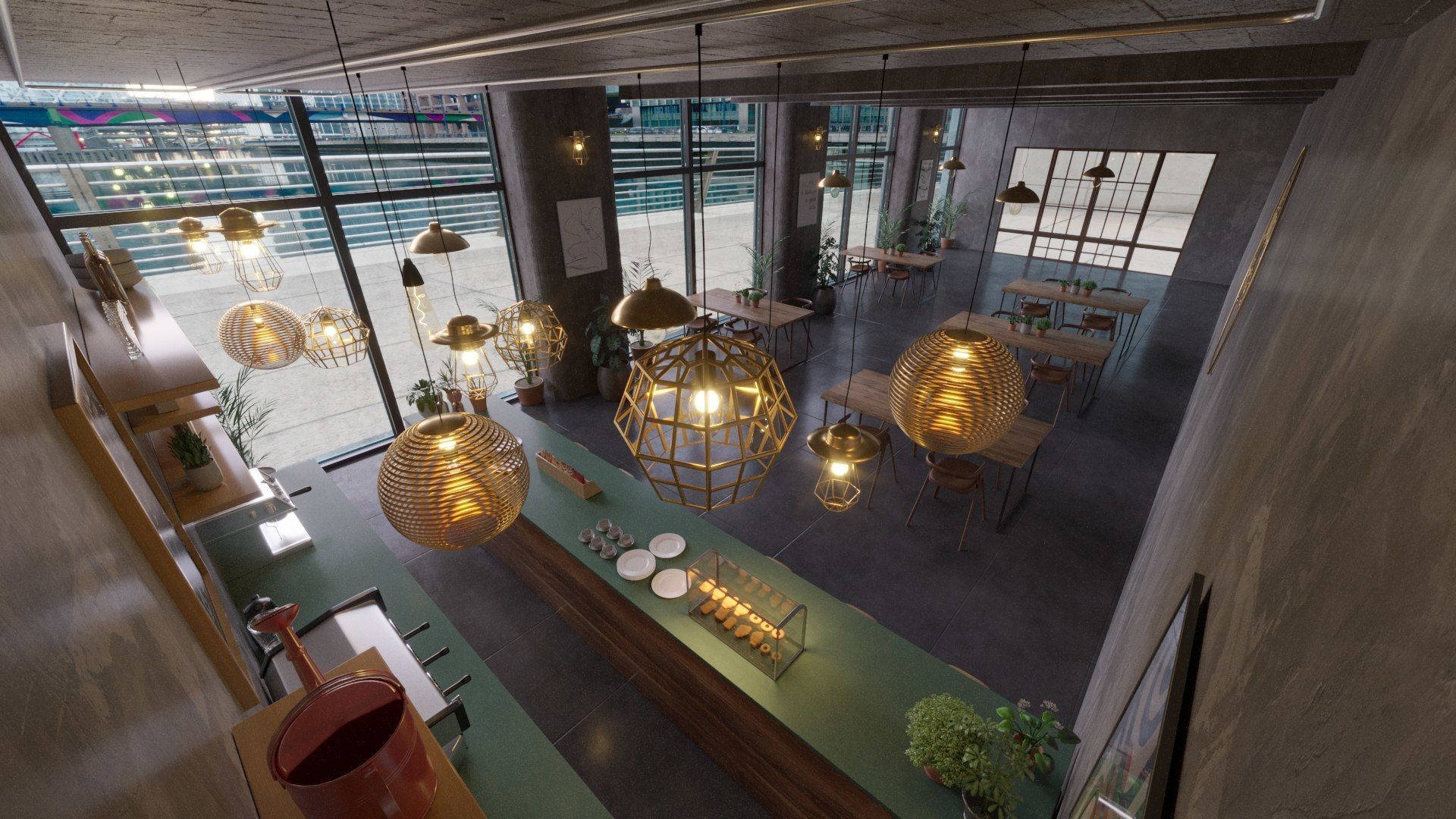 Vol 6 Collection of Coffeeshops and Restaurants 3D model_52