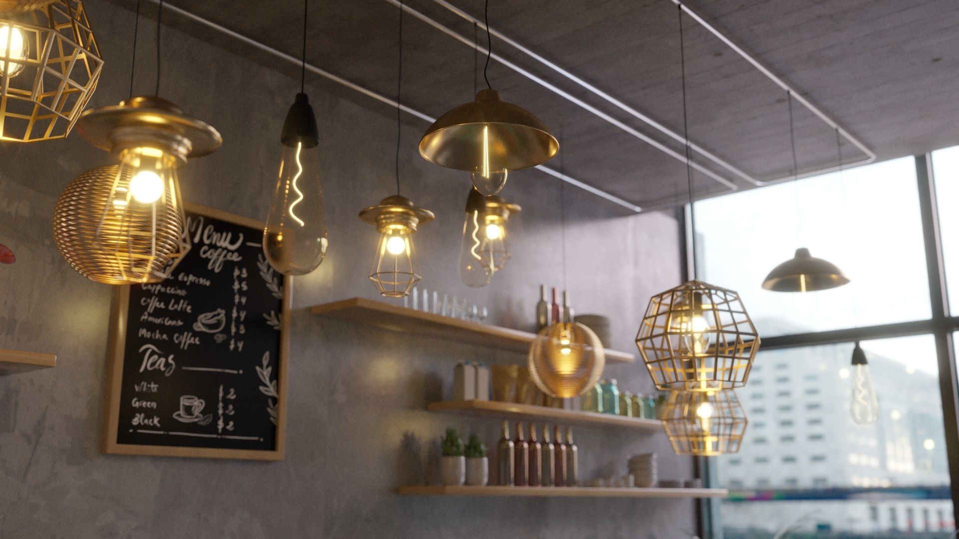 Vol 6 Collection of Coffeeshops and Restaurants 3D model_44