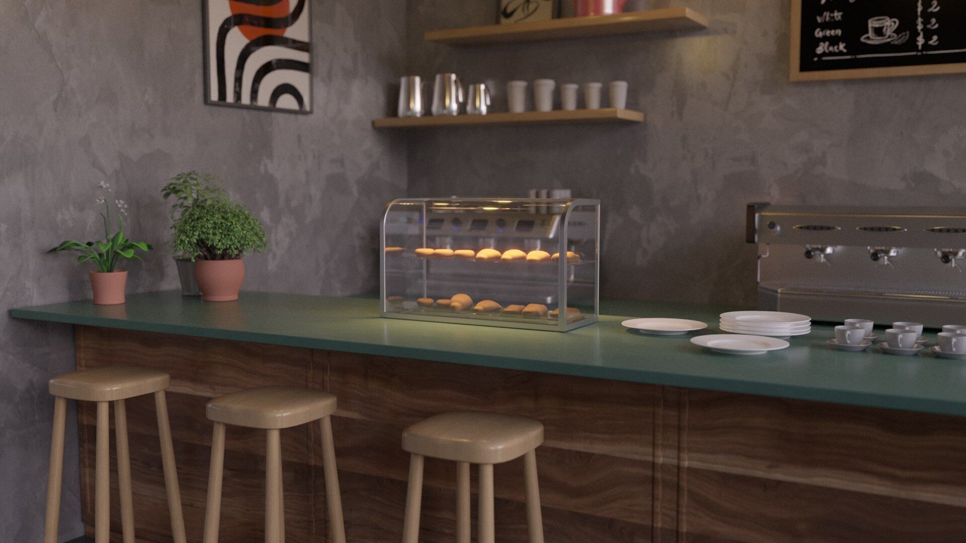 Vol 6 Collection of Coffeeshops and Restaurants 3D model_39