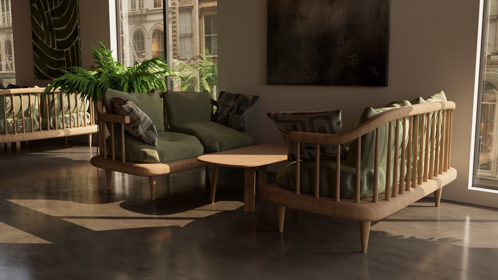 Vol 6 Collection of Coffeeshops and Restaurants 3D model_5