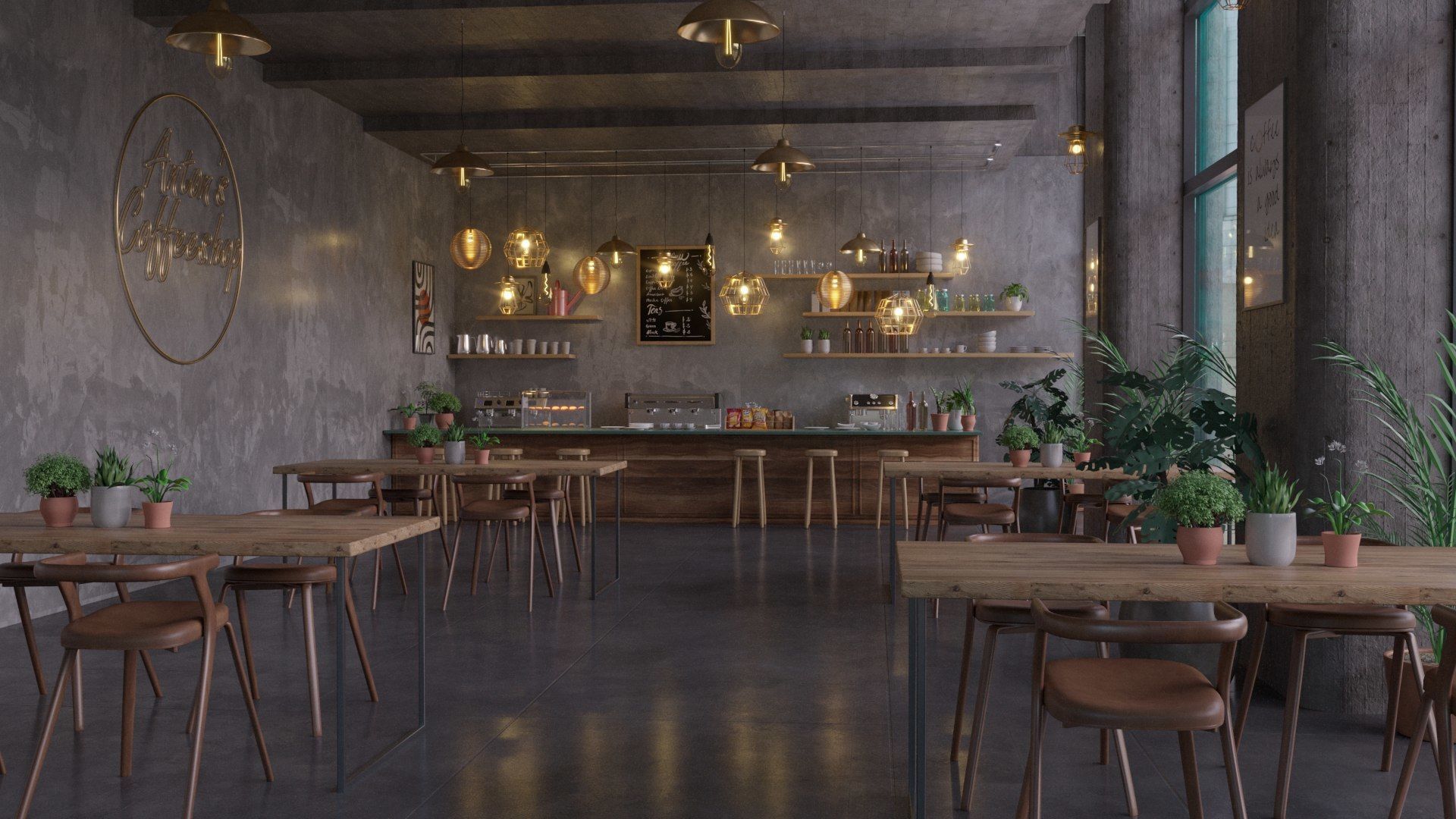 Vol 6 Collection of Coffeeshops and Restaurants 3D model_41