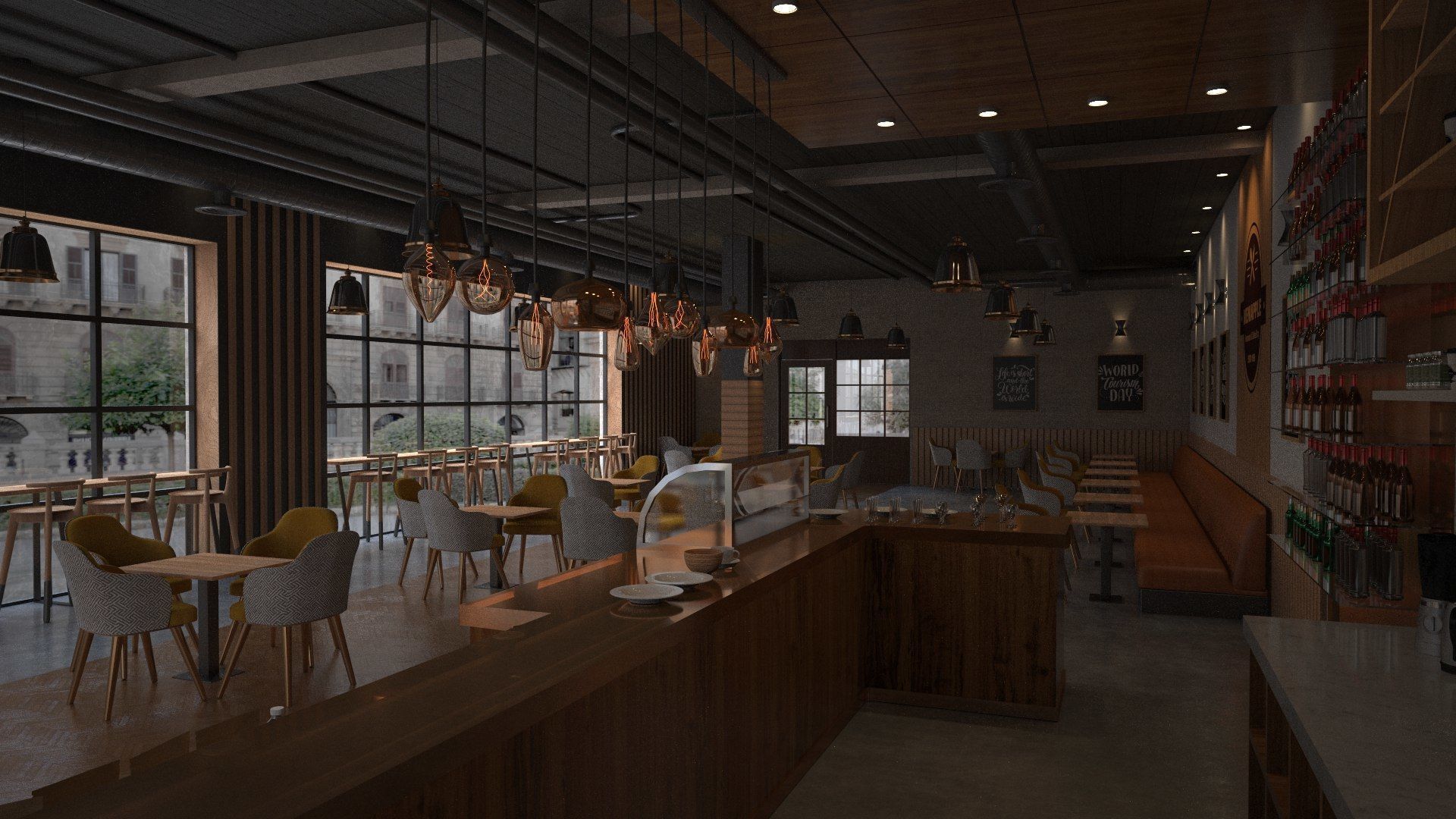 Vol 6 Collection of Coffeeshops and Restaurants 3D model_59