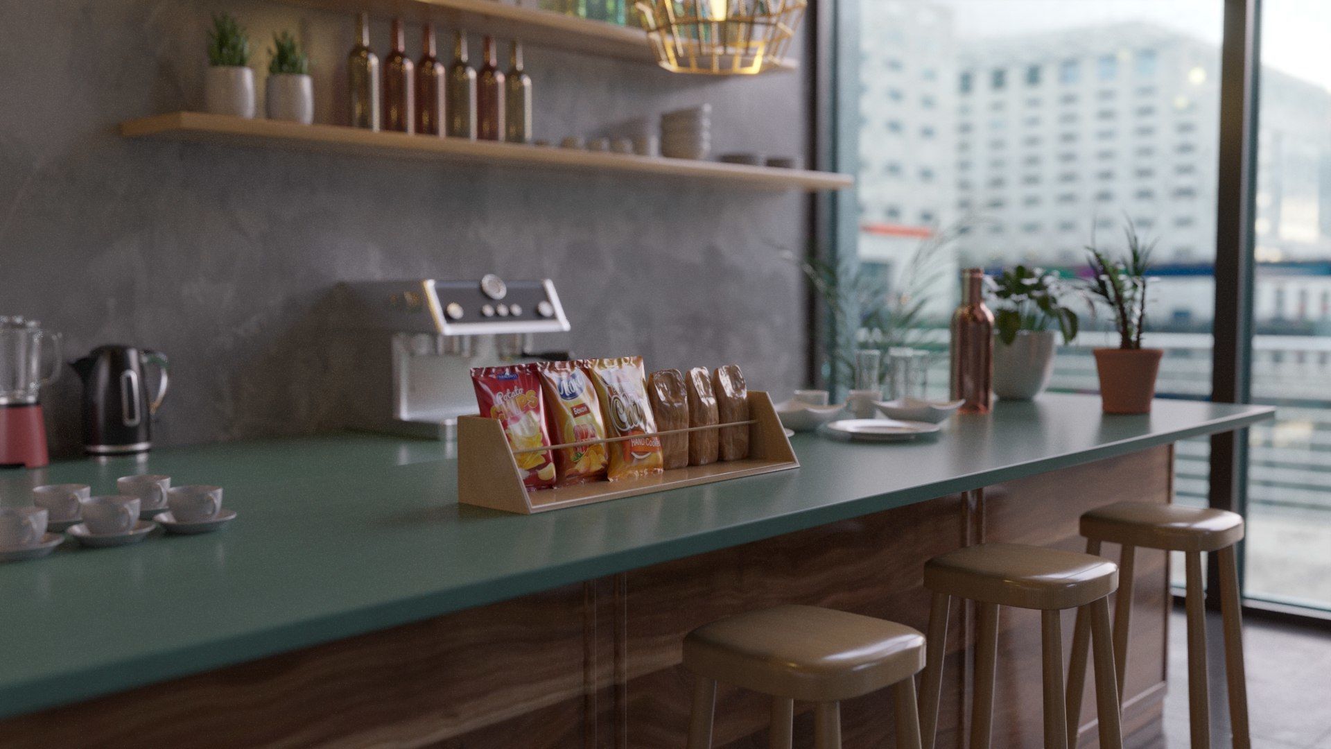 Vol 6 Collection of Coffeeshops and Restaurants 3D model_50