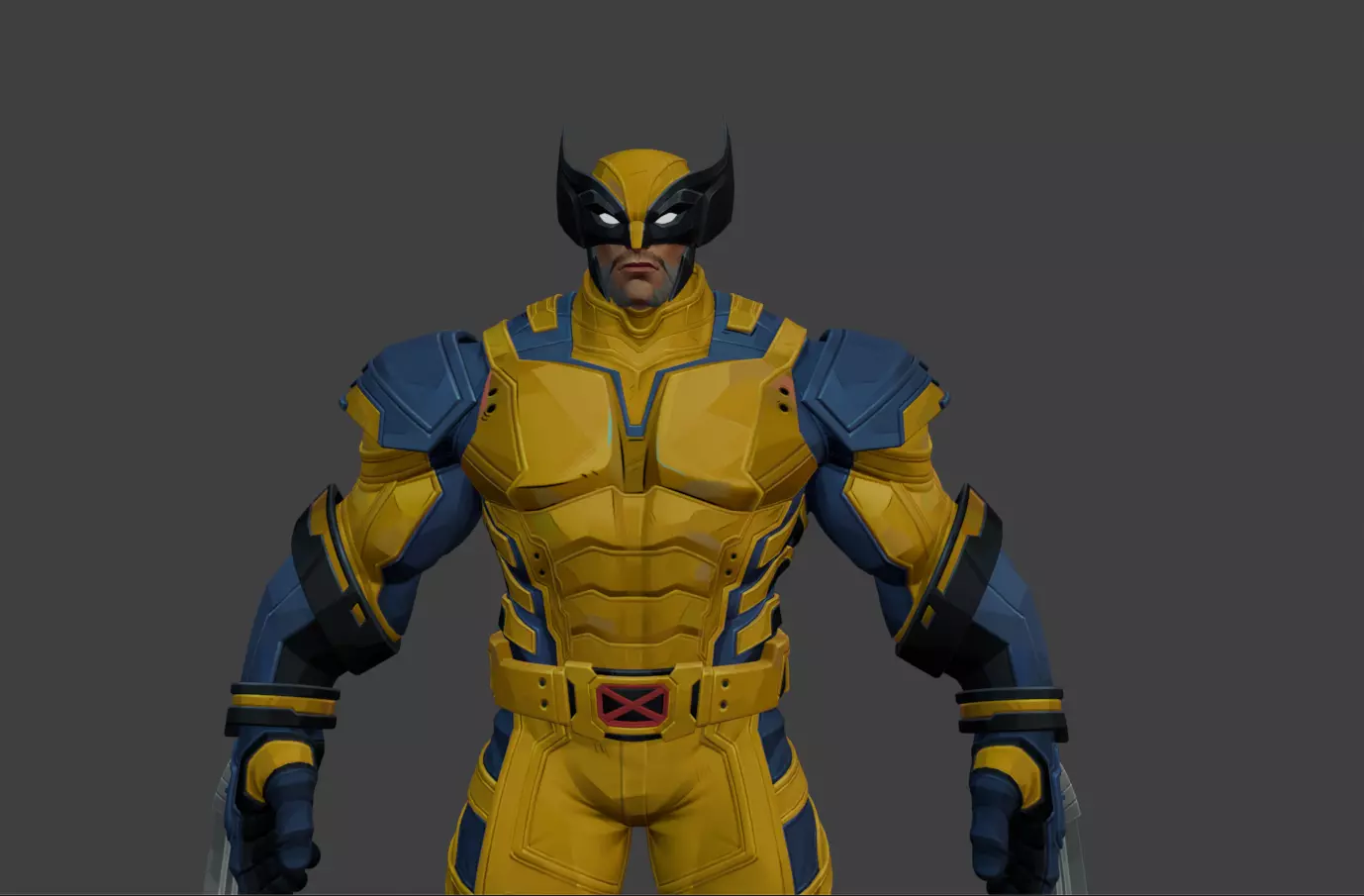 Wolverine - Blender Only Low-poly 3D model