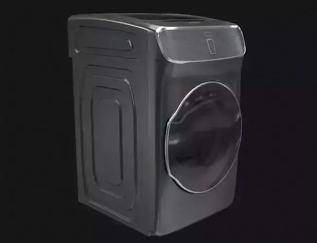 Front Load Washing Machine 3D model