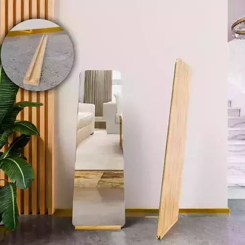 Scandinavian Solid Wood standing Mirror