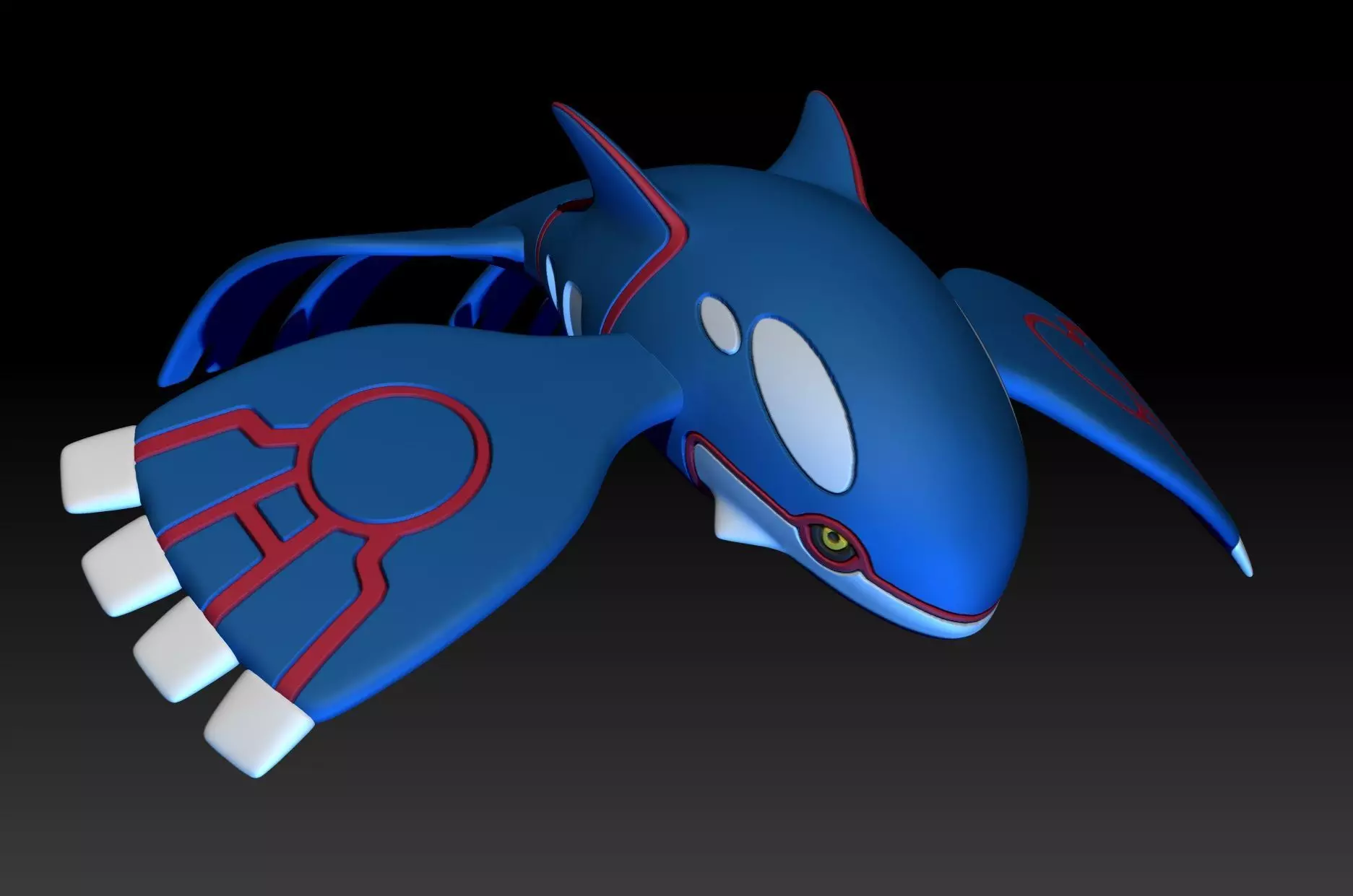 Pokemon Kyogre 3D print model